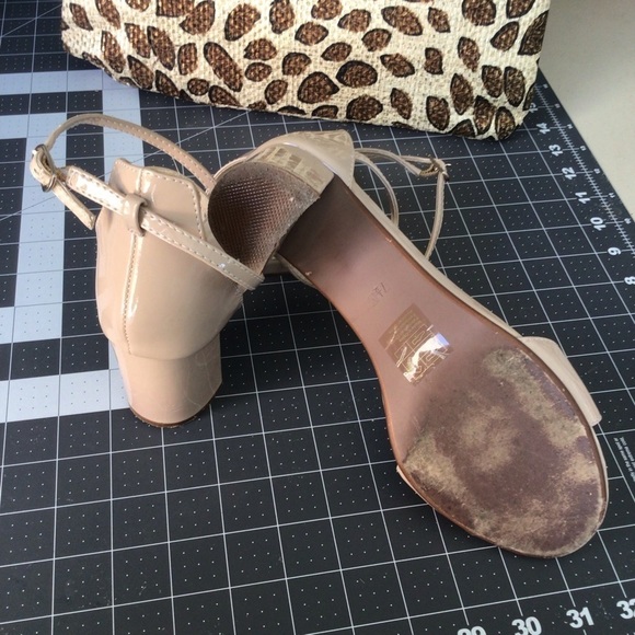 Summer Strappy Heel Peep Toe Sandals size 7.5 - Picture 7 of 8